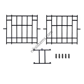 Врата за разплодна клетка за Гълъби двойна - 780 х 340 мм.